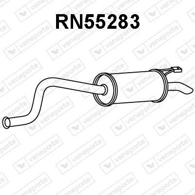 RN55283 VENEPORTE Глушитель выхлопных газов конечный