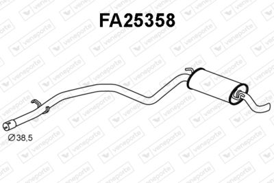 FA25358 VENEPORTE Глушитель выхлопных газов конечный