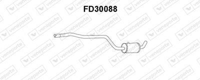 FD30088 VENEPORTE Предглушитель выхлопных газов