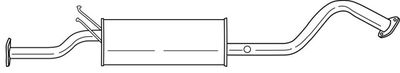 24618 SIGAM Глушитель выхлопных газов конечный