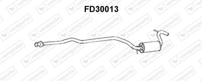 FD30013 VENEPORTE Средний глушитель выхлопных газов