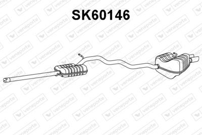 SK60146 VENEPORTE Глушитель выхлопных газов конечный