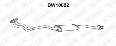 BW10022 VENEPORTE Предглушитель выхлопных газов