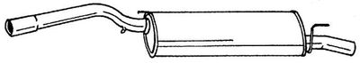 50621 SIGAM Глушитель выхлопных газов конечный