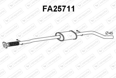 FA25711 VENEPORTE Предглушитель выхлопных газов