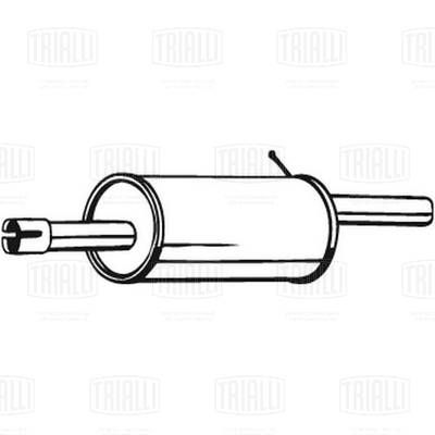 EMM0906 TRIALLI Глушитель выхлопных газов конечный
