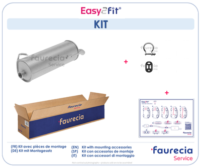 FS45316 Faurecia Глушитель выхлопных газов конечный