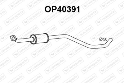 OP40391 VENEPORTE Предглушитель выхлопных газов