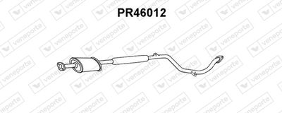 PR46012 VENEPORTE Предглушитель выхлопных газов