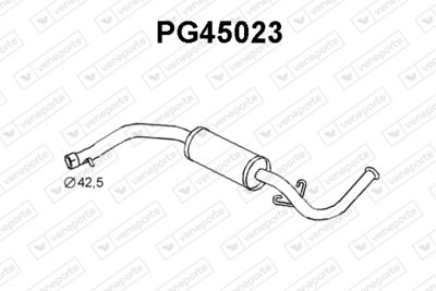 PG45023 VENEPORTE Глушитель выхлопных газов конечный