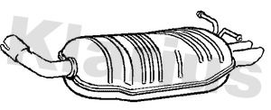 270756 KLARIUS Глушитель выхлопных газов конечный