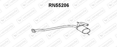 RN55206 VENEPORTE Предглушитель выхлопных газов
