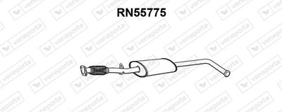 RN55775 VENEPORTE Средний глушитель выхлопных газов