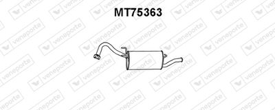 MT75363 VENEPORTE Глушитель выхлопных газов конечный