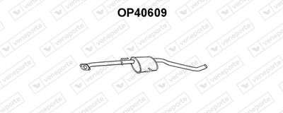 OP40609 VENEPORTE Предглушитель выхлопных газов