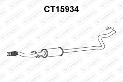 CT15934 VENEPORTE Предглушитель выхлопных газов