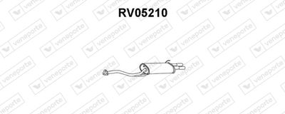 RV05210 VENEPORTE Глушитель выхлопных газов конечный