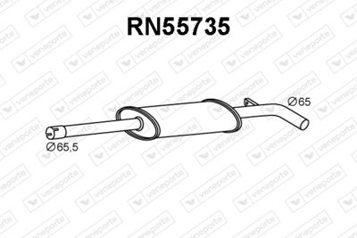 RN55735 VENEPORTE Предглушитель выхлопных газов