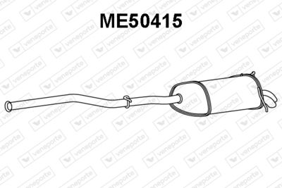 ME50415 VENEPORTE Глушитель выхлопных газов конечный