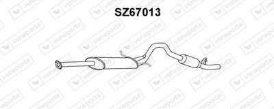 SZ67013 VENEPORTE Глушитель выхлопных газов конечный