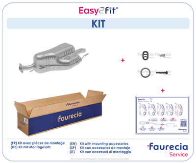 FS40496 Faurecia Глушитель выхлопных газов конечный