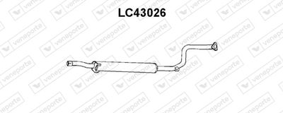 LC43026 VENEPORTE Предглушитель выхлопных газов