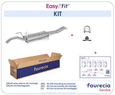 FS80289 Faurecia Глушитель выхлопных газов конечный