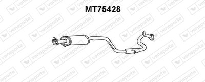 MT75428 VENEPORTE Предглушитель выхлопных газов