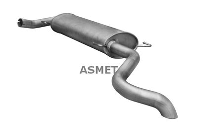 09110 ASMET Глушитель выхлопных газов конечный