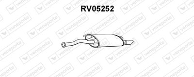 RV05252 VENEPORTE Глушитель выхлопных газов конечный