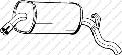 185045 KLOKKERHOLM Глушитель выхлопных газов конечный