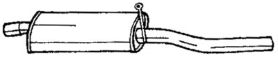 25602 SIGAM Глушитель выхлопных газов конечный
