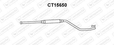 CT15650 VENEPORTE Предглушитель выхлопных газов