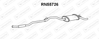 RN55726 VENEPORTE Глушитель выхлопных газов конечный