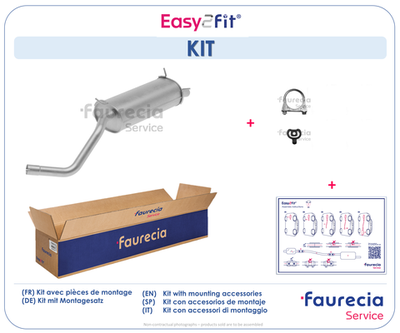 FS55511 Faurecia Глушитель выхлопных газов конечный