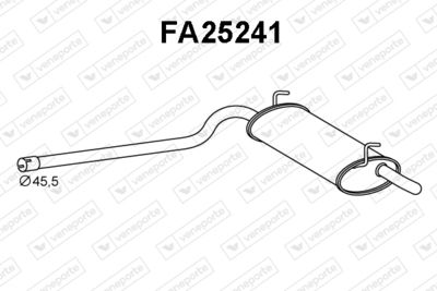 FA25241 VENEPORTE Глушитель выхлопных газов конечный