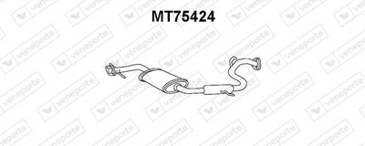 MT75424 VENEPORTE Предглушитель выхлопных газов