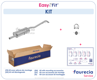 FS50325 Faurecia Глушитель выхлопных газов конечный