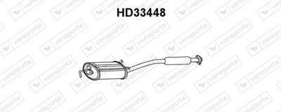 HD33448 VENEPORTE Предглушитель выхлопных газов