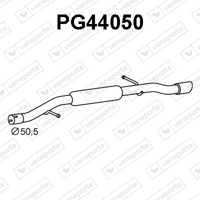 PG44050 VENEPORTE Глушитель выхлопных газов конечный