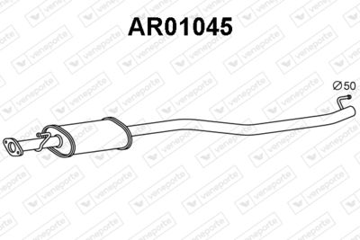 AR01045 VENEPORTE Предглушитель выхлопных газов