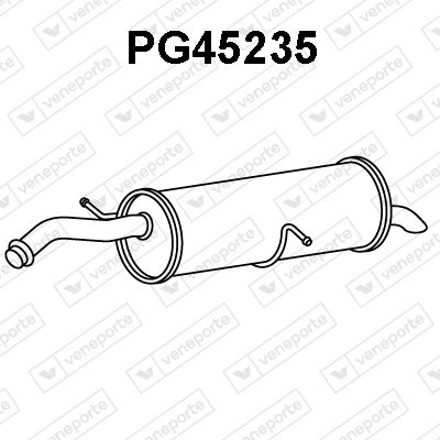 PG45235 VENEPORTE Глушитель выхлопных газов конечный