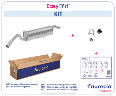 FS25547 Faurecia Глушитель выхлопных газов конечный