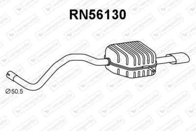 RN56130 VENEPORTE Глушитель выхлопных газов конечный