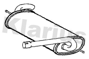 FE1442V KLARIUS Глушитель выхлопных газов конечный