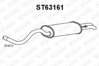 ST63161 VENEPORTE Глушитель выхлопных газов конечный