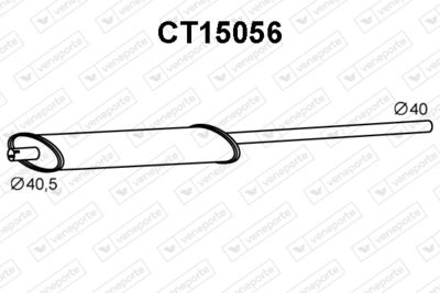 CT15056 VENEPORTE Предглушитель выхлопных газов