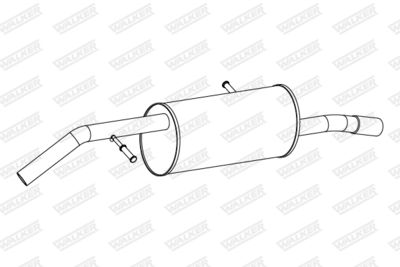 24262 WALKER Глушитель выхлопных газов конечный
