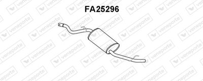 FA25296 VENEPORTE Глушитель выхлопных газов конечный