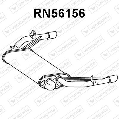 RN56156 VENEPORTE Глушитель выхлопных газов конечный